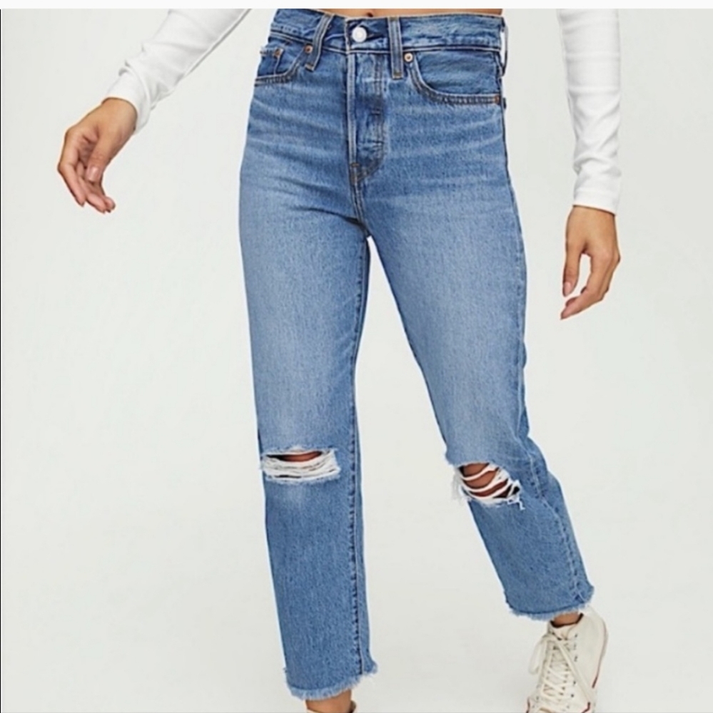 Levi's wedgi straight jeans